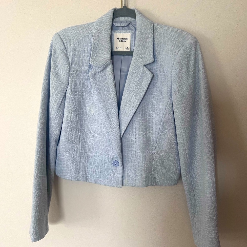 Abercrombie Cropped Tweed Blazer
